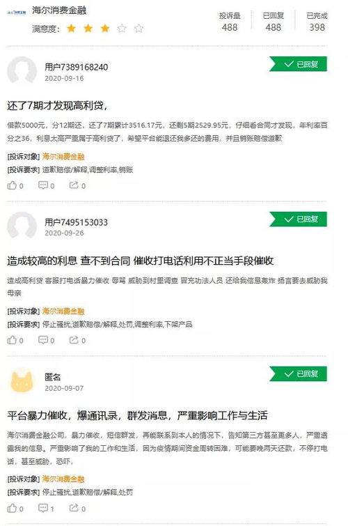 海爾消費金融電話(夠花海爾消費金融電話)-添財網